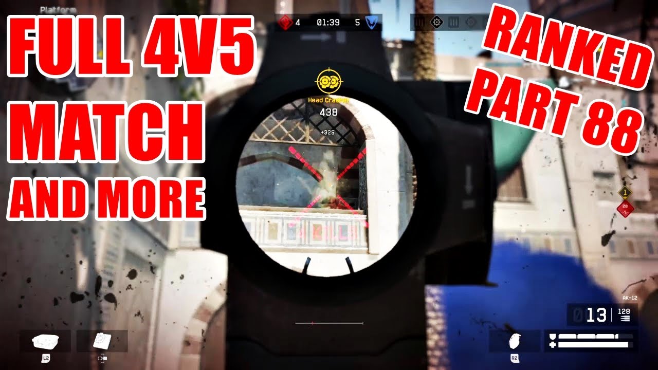 Warface Consoles AK 12 Gameplays in Ranked in April Time PS4 #88