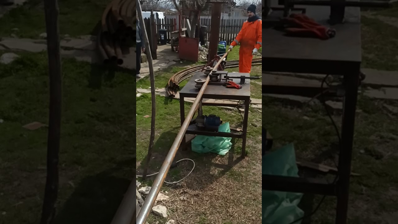 Presa roluit teava 42,4 arcade solarii și alte aplicații