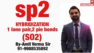 sp2 Hybridization(1 lone pair & 2 pie bonds in structure) @Classroom_Chemistry