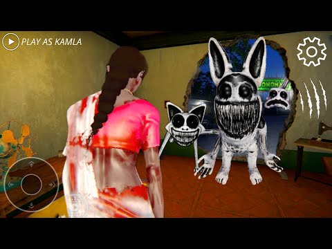 FINALLY KAMLA DEFEATED THE BOSS MONSTER IN ZOONOMALY || KAMLA VS SCARY ZOO MONSTERS