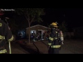 Homes on fire in Modesto's College Area