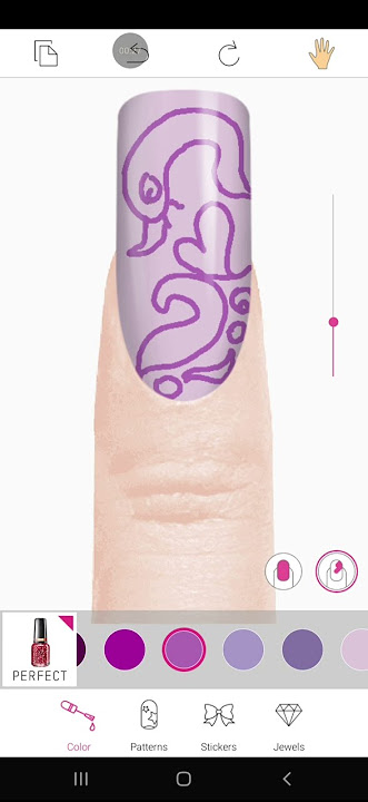 prple nailart #punjabisong