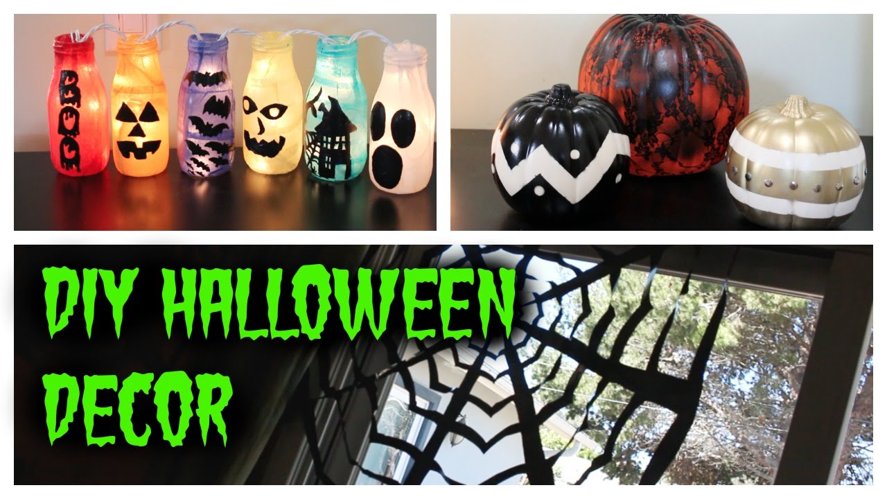 DIY HALLOWEEN DECOR IDEAS (Pinspiration) - HowToByJordan