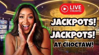 We Won SO MANY Jackpots At Choctaw Casino!