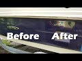 Fiberglass Boat Polishing (3M Marine Restorer & Wax)