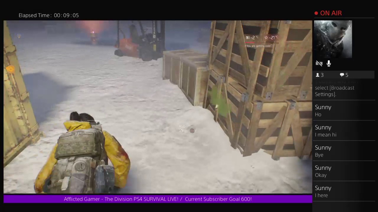 Afflicted Gamer  - The Division PS4 SURVIVAL LIVE! / Current Subscriber Goal 600