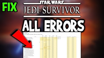 Star Wars Jedi Survivors – How to Fix All Errors – Complete Tutorial