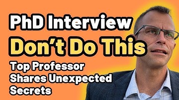 PhD Interview: Don