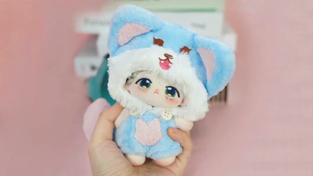 Cute Dress up Doll | 10cm Plush Doll | Cute Cotton Doll