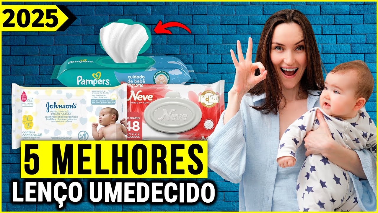 Os 5 Melhores Lenço Umedecido/ Lencinho Umedecidos Em 2025! - YouTube