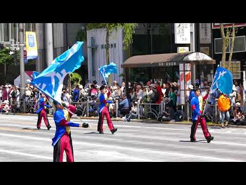 創価ルネサンスバンガードジュニア・2018銀座柳まつりPARADE