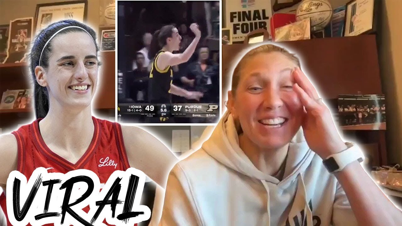 😱 Caitlin Clark’s SAVAGE Half-Court And-1 Leaves Purdue’s Coach SPEECHLESS!
