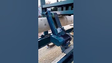 house wood log lathe with sanding belt