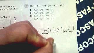 Question 8 - Tennessee EOC Algebra 1 Practice Test