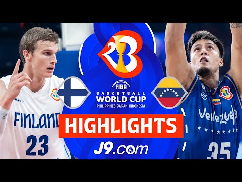 Finland 🇫🇮 vs Venezuela 🇻🇪 | J9 Highlights | FIBA Basketball World Cup 2023