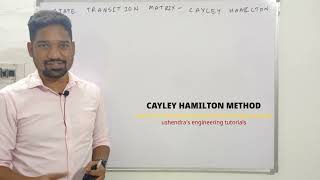 state transition matrix using cayley hamilton method | control systems in telugu |  UET