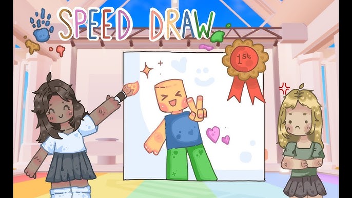 Pro Artist Draws REALISTIC in Speed Draw ROBLOX ✨ #art #roblox #speeddraw  in 2023