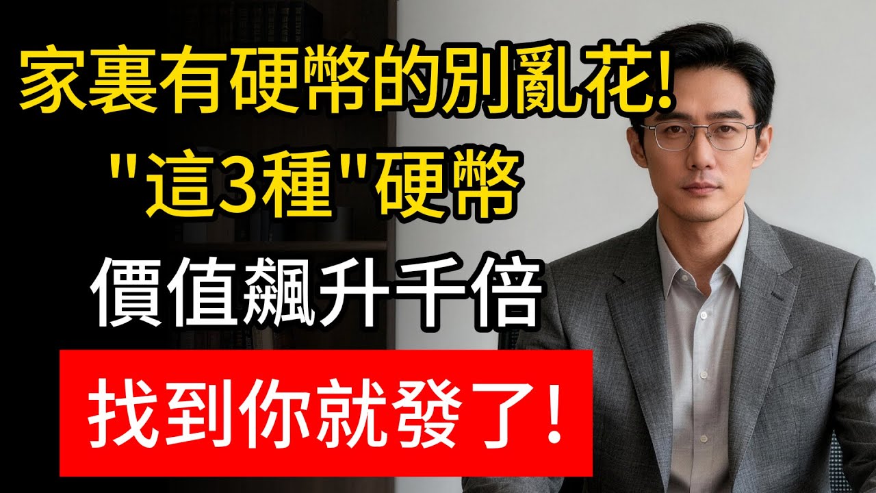 翻翻你家老存錢罐！一枚老硬幣能換一部新手機？收藏行家指路：盯緊這「3個特徵」，找到立馬身價翻千倍！#錢幣收藏 #變體幣 #民國38年5角