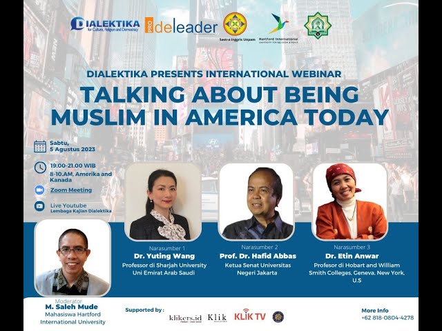 DIALEKTIKA ONLINE WEIBINAR : Being Muslim In America Today