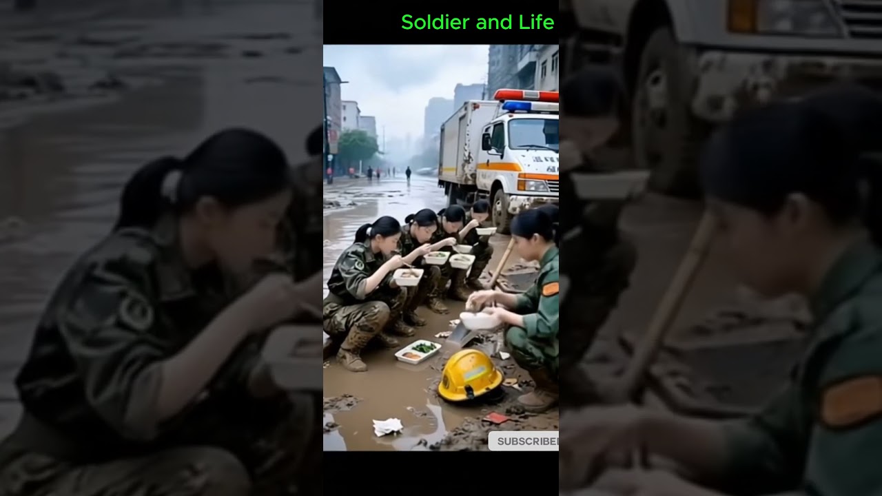 Female Soldiers Eating After Hard Work | True Strength & Resilience 