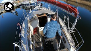 Singlehanded docking in sailboat | in and out of the slip