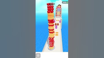 Pancake Run level 8 Gameplay Android,iOS New game #pancakerun #gameplay #shorts