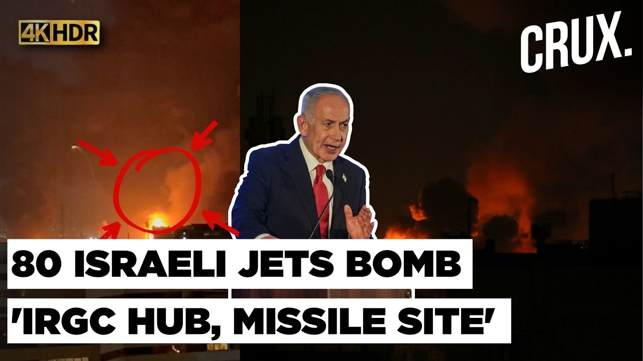 Over 80 Israeli Jets Pound Iran as US B-52 Bombers Rain ‘Epic Fury’ With JASSM Missile Strikes | 4K
