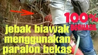 JEBAK BIAWAK HANYA DENGAN PARALON BEKAS,100% BERHASIL.DAN JANGAN LAKUKAN SEPERTI SAYA~KARNA FATAL