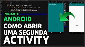 Como criar mais de uma tela no Android Studio?