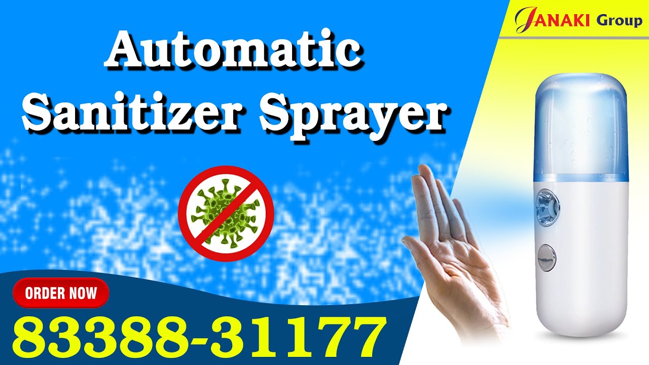 AUTOMATIC SANITIZER SPRAYER MIST SPRAYER HAND SANITIZER YouTube