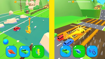 Shape Shifting - All Levels Gameplay Walkthrough iOS, Android (Level 68) || B8 Gamer