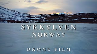 Drone video over a Frozen Lake | Epic Norway 4K | DJI Mini 2