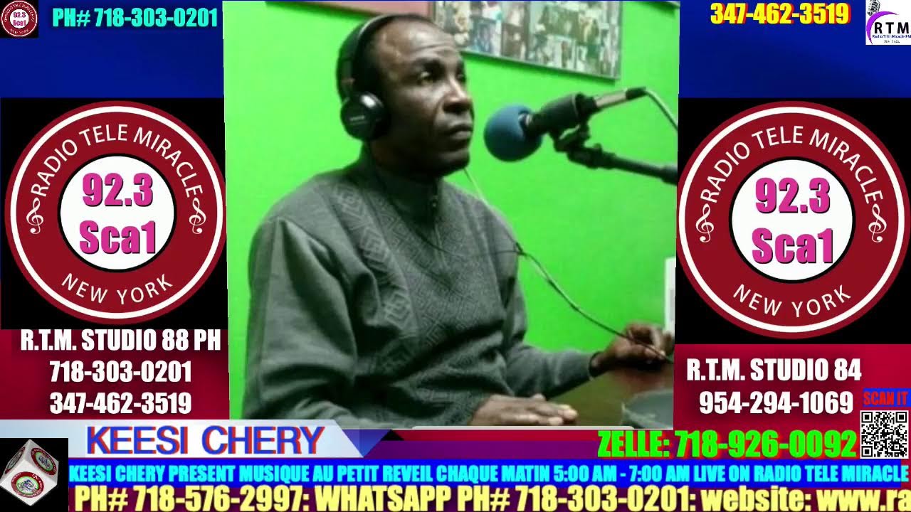 KEESI CHERY MUSIQUE AU PETIT REVEIL LIVE ON RTM. 92.3 SCA1