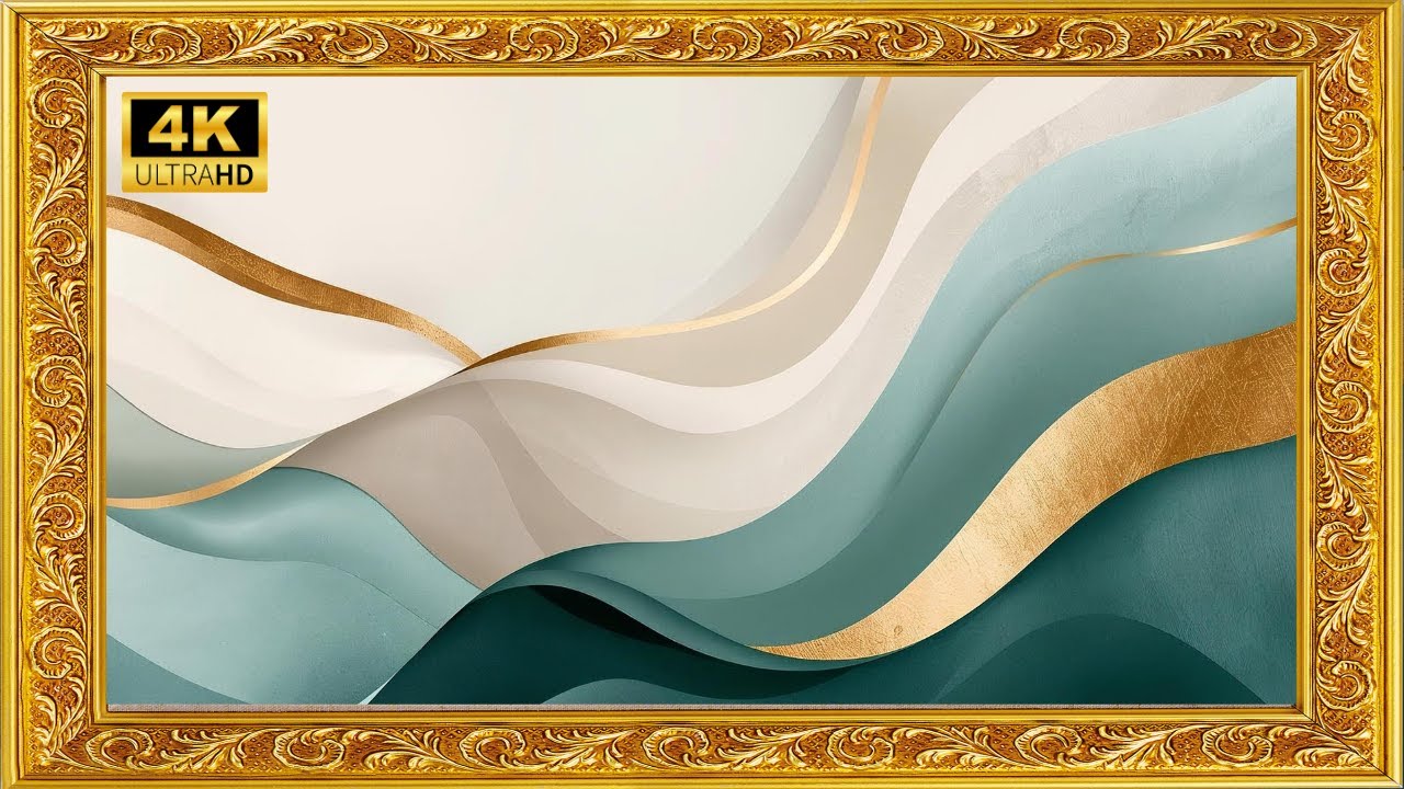 4K Ambient Abstract Art for Frame TV – Elegant Visuals for Relaxation (2 Hours)