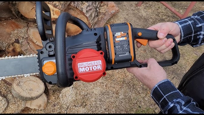 Worx Power Share 40V 14in Brushless Cordless Chainsaw with