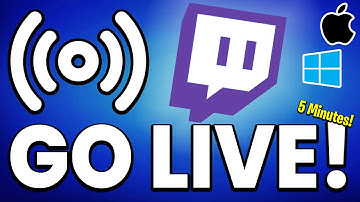 How to STREAM on Twitch! *5 MIN* (Best Tutorial)
