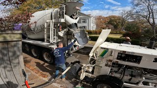 Pumping 6 Yard Patio With Grays concrete / BPA 500