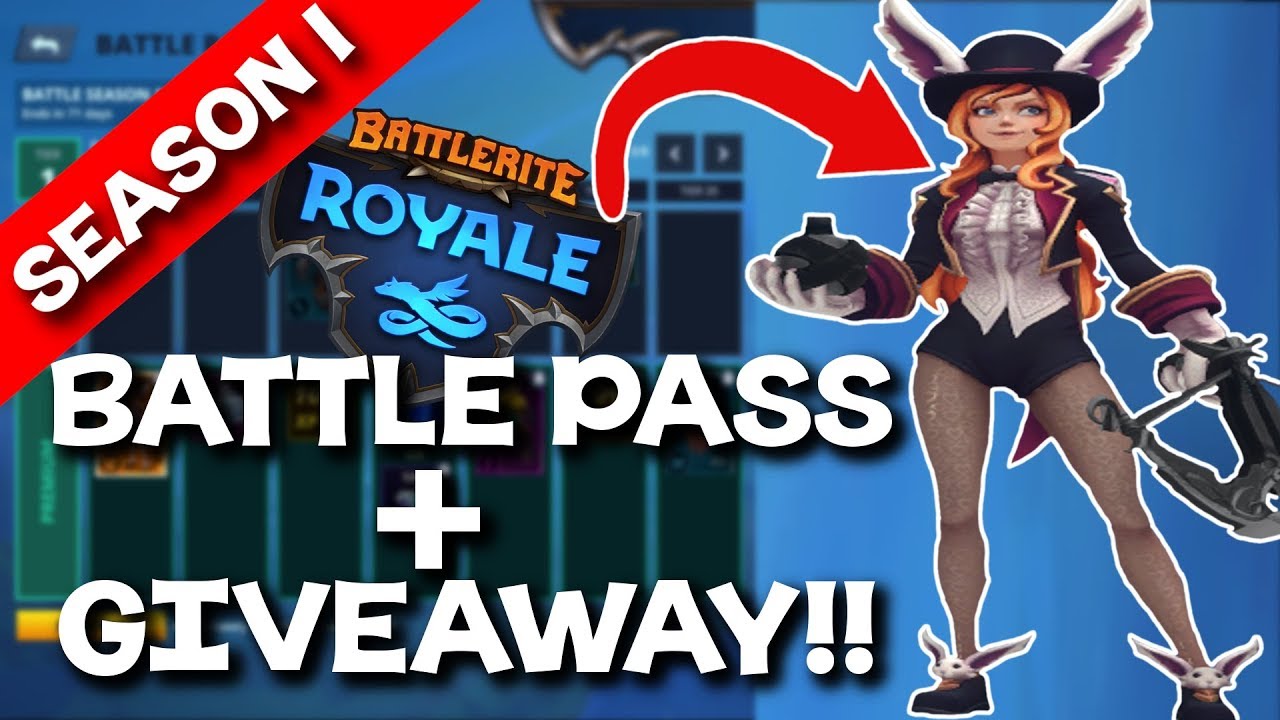 *NEW* SEASON 1 BATTLE PASS + GIVEAWAY | Battlerite Royale