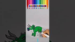 Menggambar dan Mewarnai Dinosaurus Lucu | Drawing Cute Dinosaurs for Kids #017 Menggambar dan Mewarnai Dinosaurus Lucu | Drawing Cute Dinosaurs for Kids #017