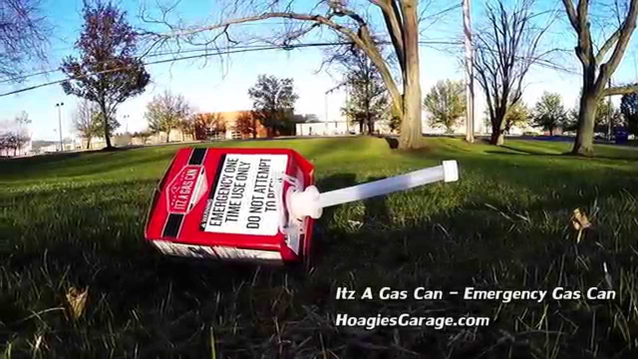 Itz A Gas Can Emergency Gas Can One Time Use Review YouTube