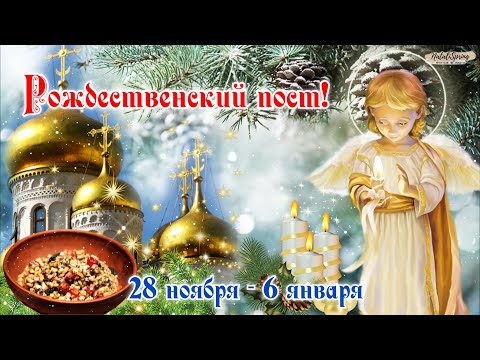 С Рождественским постом! Поздравляю с Рождественским постом! Рождественский пост. Открытка