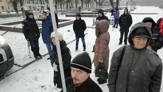 Выступление  В. Соловейчика на митинге против тарифов ( 01.12. 2019 г.)  TV Левый фронт ЛЕНИНГРАД