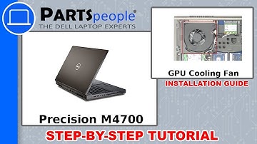Dell Precision M4700 (P21F001) GPU Cooling Fan How-To Video Tutorial