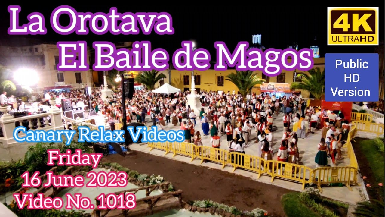 La Orotava El Baile de Magos Festival TENERIFE 🏝️  Canary Islands 16 June 2023 Teneriffa