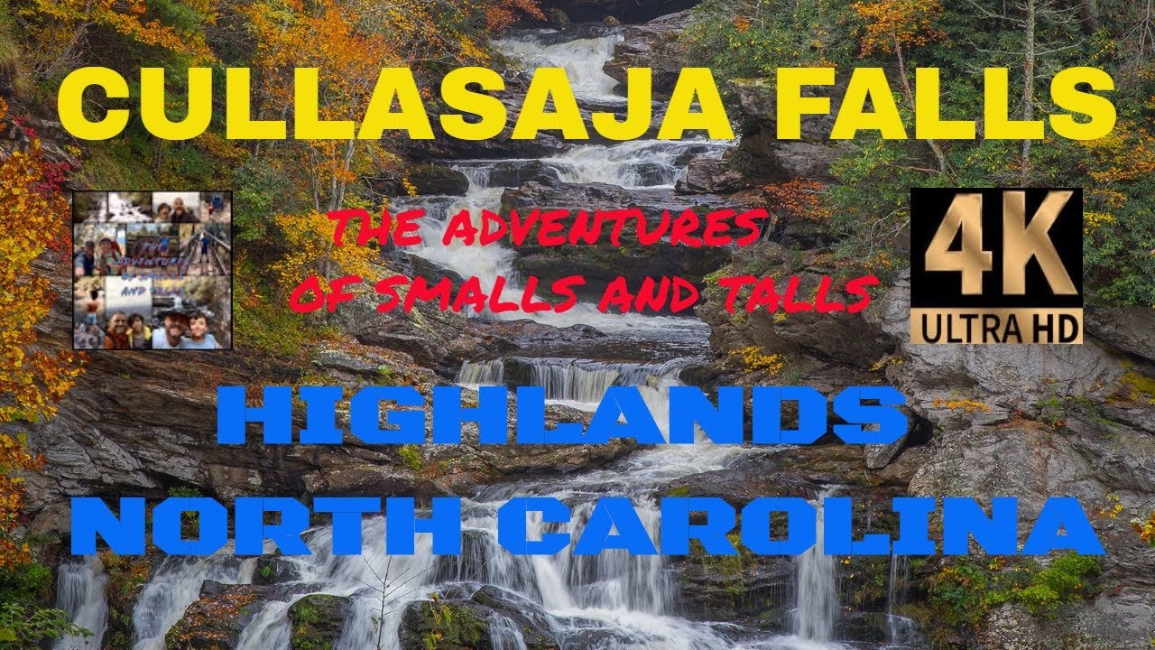 CULLASAJA FALLS 4K HIGHLANDS NORTH CAROLINA YouTube