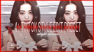 4  TikTok Style Edit Preset In Alight Motion (Xml Alight Link QR Code)