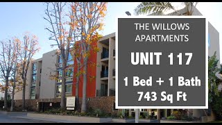The Willows Apartments | Unit 117 | 1 Bed + 1 Bath | 743 Sq Ft