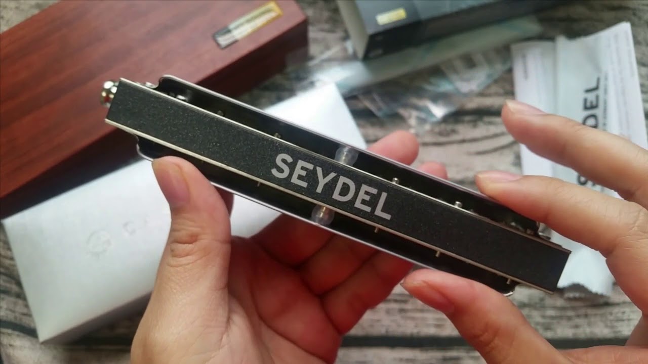 Đập Hộp Chromatic Seydel Saxony Harmonica Review Anh Anh YouTube