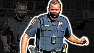 OUT OF CONTROL COP SHUT DOWN BY SERGEANT