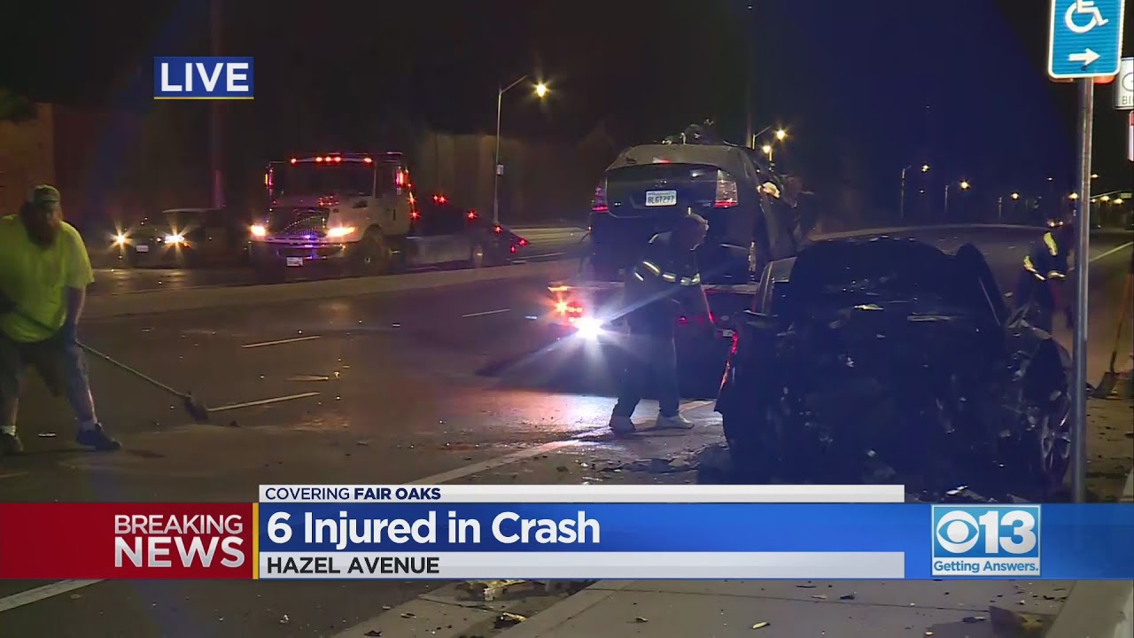 Several Vehicle Involved In Major Fair Oaks Crash YouTube